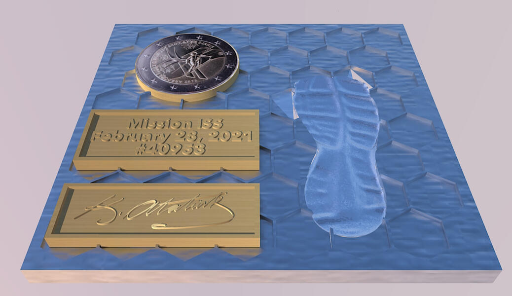 Space Agency Plaque Concept